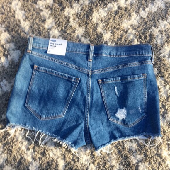 Old Navy Denim Shorts boyfriend size 6 frayed - Picture 7 of 7
